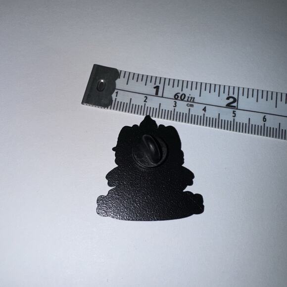 Meow Satan Cat Pin Brooch - Picture 2 of 2